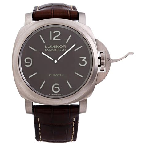 panerai 8 days titanium|Panerai titanium luminor.